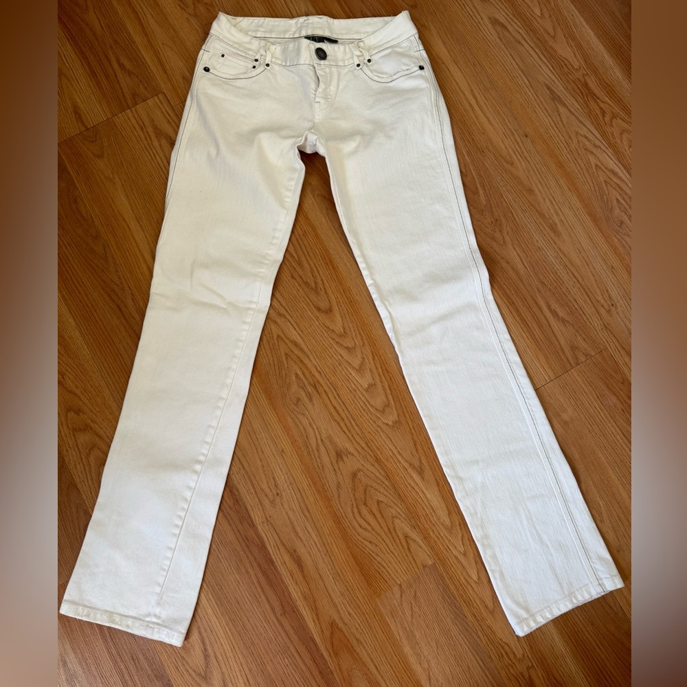 Armani Exchange White Jeans